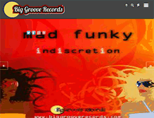 Tablet Screenshot of biggrooverecords.com